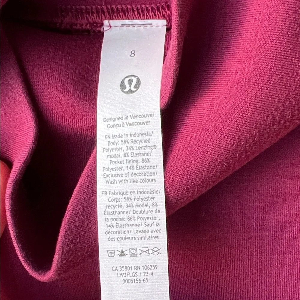 Lululemon Modal-Blend Turtleneck Tunic in Deep Luxe (Burgundy) - Picture 4 of 17
